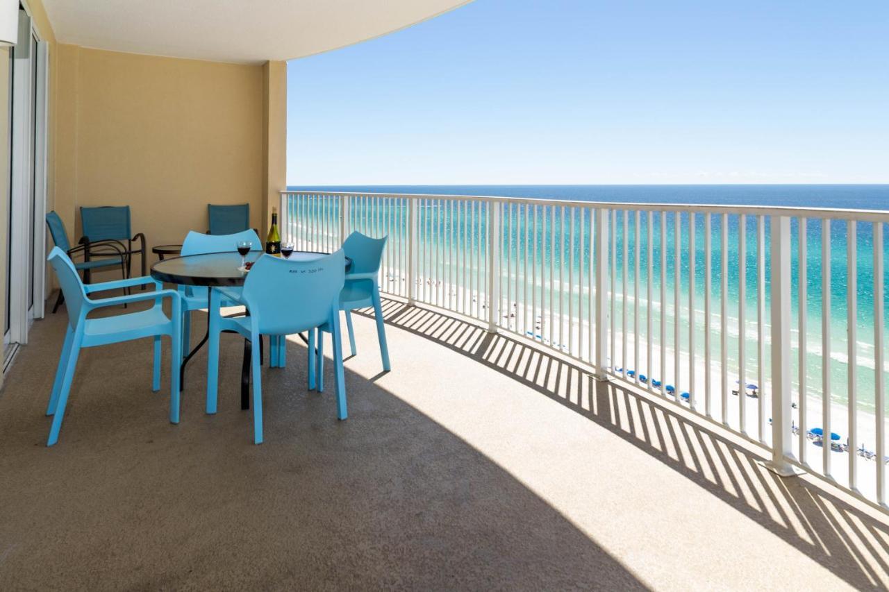Beachfront! Master On Gulf No Resort Fees! Panama City Beach Bagian luar foto